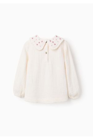 Blusa de Bambula Con flores