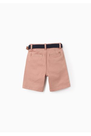 Bermuda de sarga con cinturón 'midi'