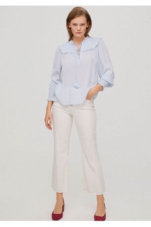 Blusa escote fruncido