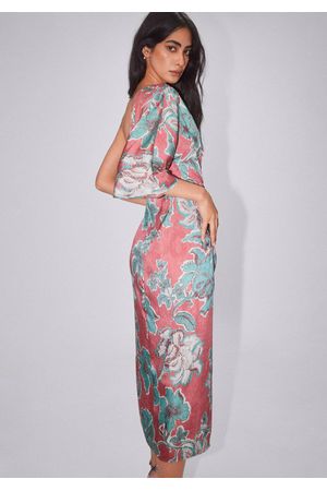 Vestido Estampado Asimetrico