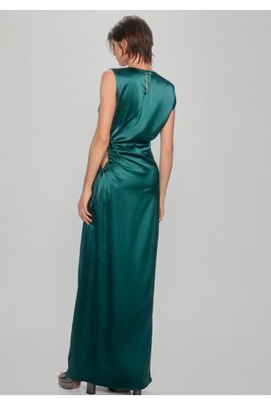 Vestido cut out frunce