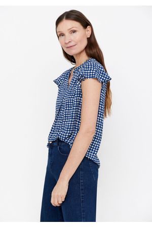 Blusa manga volante
