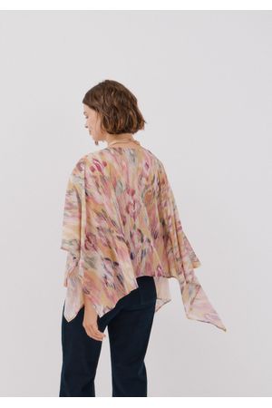 Blusa a capas estampada