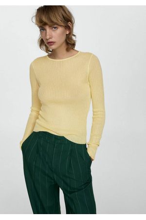 Jersey punto fino canalé