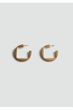 Zarcillos aro cuadrado