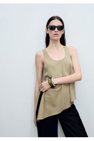 Top lyocell asimétrico