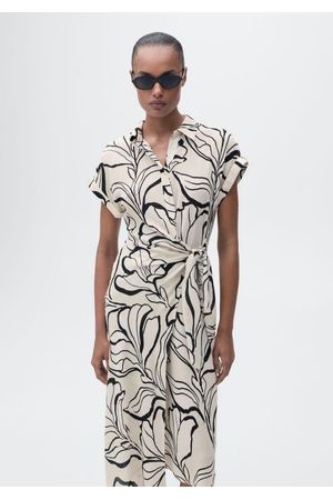 Vestido Estampado Detalle Nudo