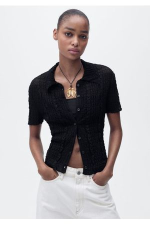 Camiseta textura cuello polo