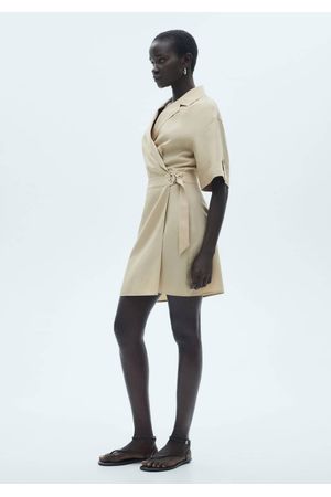 Vestido lyocell cinturón