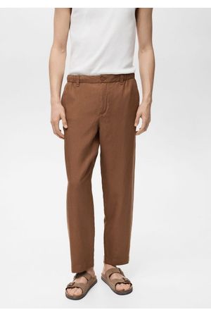 Pantalón Mezcla Lino Cintura Elástica