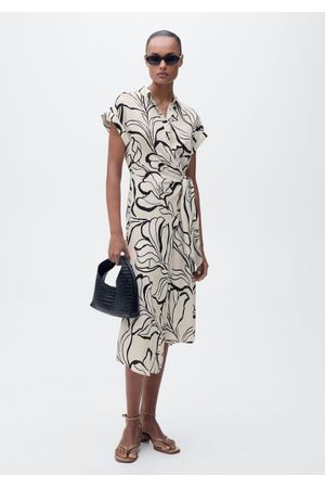 Vestido Estampado Detalle Nudo