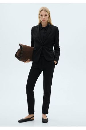 Pantalón Recto Tiro Medio