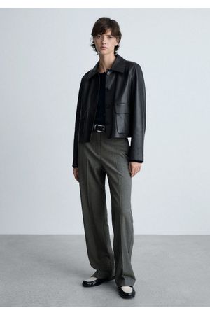 Pantalón Recto Tiro Medio