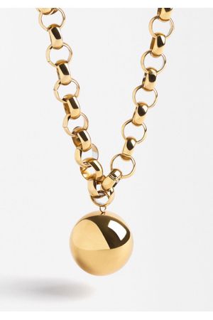 Parfois Collar Largo De Eslabones Con Esfera