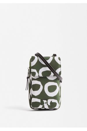 Parfois Bolsa Para Móvil De Nylon Estampada