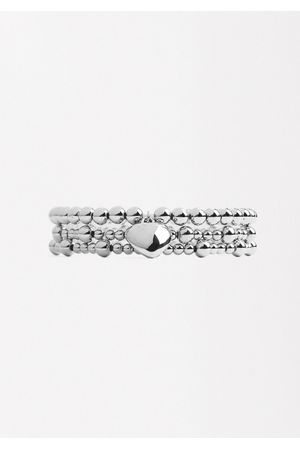 Parfois Set de Pulseras Elásticas con Corazón