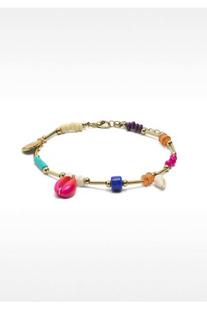 Parfois Tobillera con piedras y conchas