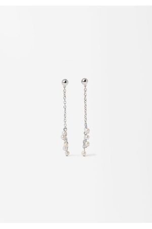 Parfois Brincos Largos con Perlas