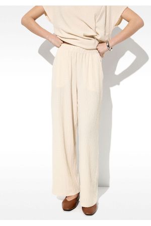 Parfois Pantalón con textura cintura elástica