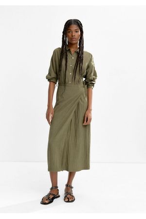 Parfois Vestido camisero de manga larga