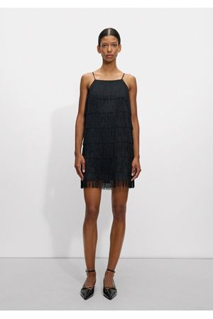 Parfois Vestido Corto Con Flecos