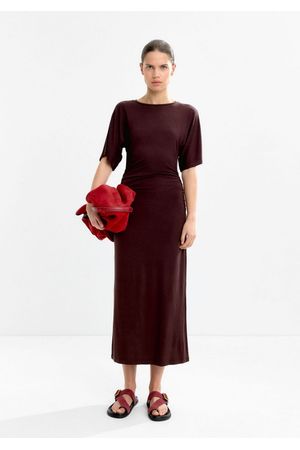 Parfois Vestido largo con fruncido