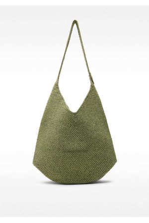 Parfois Cartera de hombro efecto rafia con detalle lateral