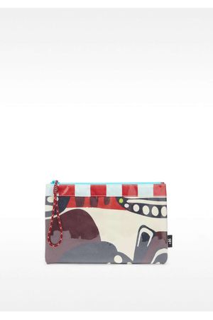 Parfois Cartera de mano de nylon estampado