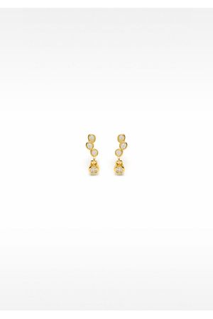 Parfois Zarcillos Con Circonitas - Plata De Ley 925