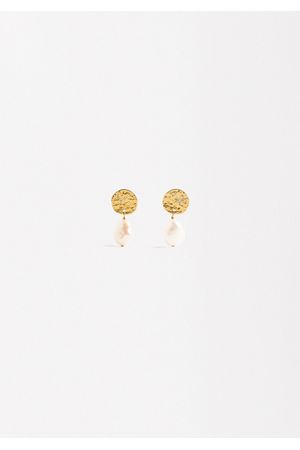 Parfois Zarcillos Cortos con Perlas de Agua Dulce