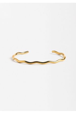 Parfois Pulsera ondulada - acero inoxidable