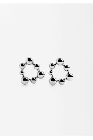 Parfois Zarcillos de aro con esferas