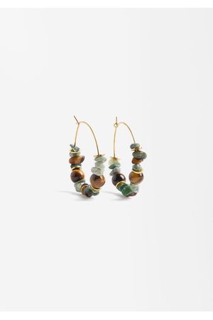 Parfois Zarcillos De Aro Con Piedra