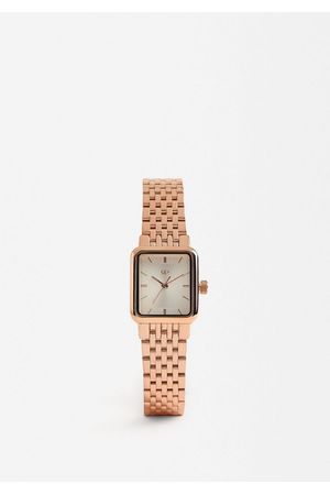 Parfois Reloj Con Caja Cuadrada Y Pulsera De Acero