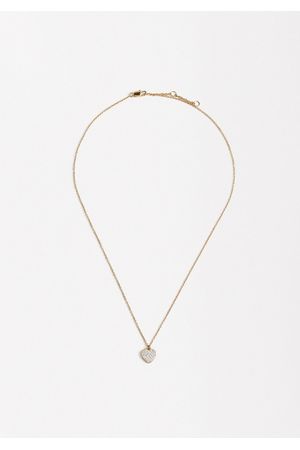 Parfois Collar Corto con Corazón de Cristales