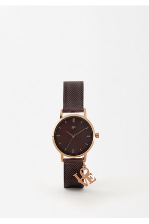 Parfois Reloj Pulsera De Acero Inoxidable Con Charm