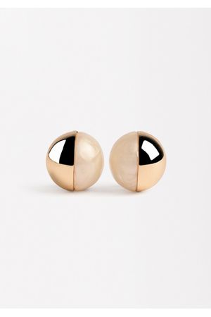 Parfois Zarcillos de Media Esfera con Resina