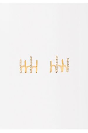 Parfois Zarcillos Earjack con Cristales