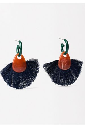 Parfois Zarcillos Efecto Piedra y Flecos