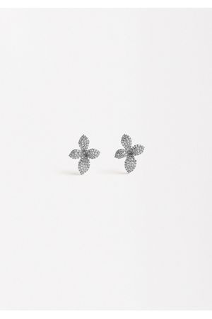 Parfois Zarcillos Flor con Circonitas