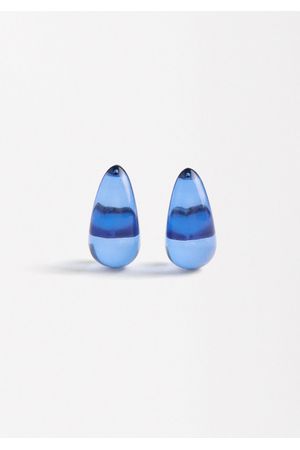 Parfois Zarcillos Gota de Resina Transparente