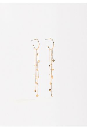 Parfois Zarcillos Multicadena con Efecto Martillado