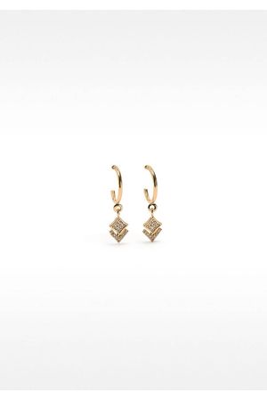 Parfois Zarcillos rombo zircónias