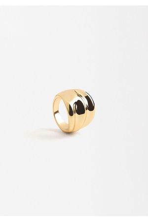 Parfois Anillo ancho con relieve