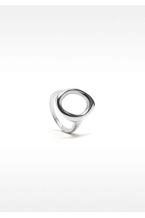 Parfois Anillo aro ovalado - acero inoxidable