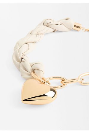 Parfois Collar Corto con Eslabones Corazón