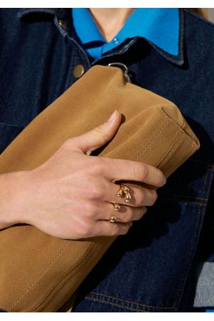 Parfois Anillo doble abierto