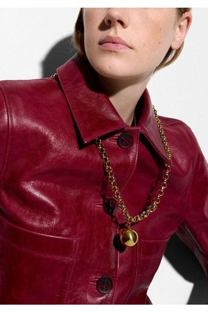 Parfois Collar Largo De Eslabones Con Esfera