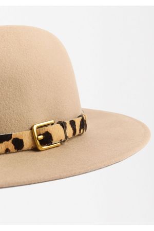 Parfois Sombrero Con Cinturón De Piel