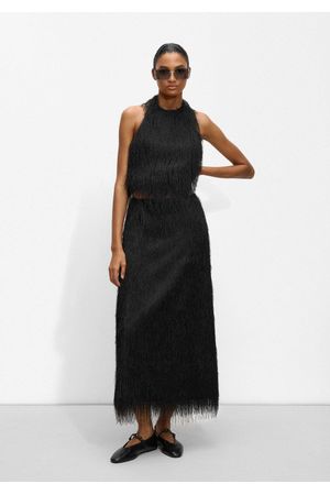 Parfois Falda Larga Efecto Pelo